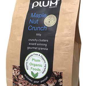 Maple Nut Crunch Granola 1kg Crunchy Clusters - Plum Foods