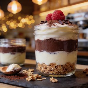 A-layered-chcolate-dessert-using-raw-cacao-powder-for-cafes-from-Opera-Foods-cafe-suppliers