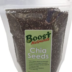 Chia Seeds Black Organic 500g - Boost Nutrients