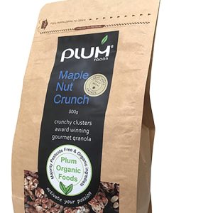 Maple Nut Crunch Vegan Granola 500G Crunchy Clusters
